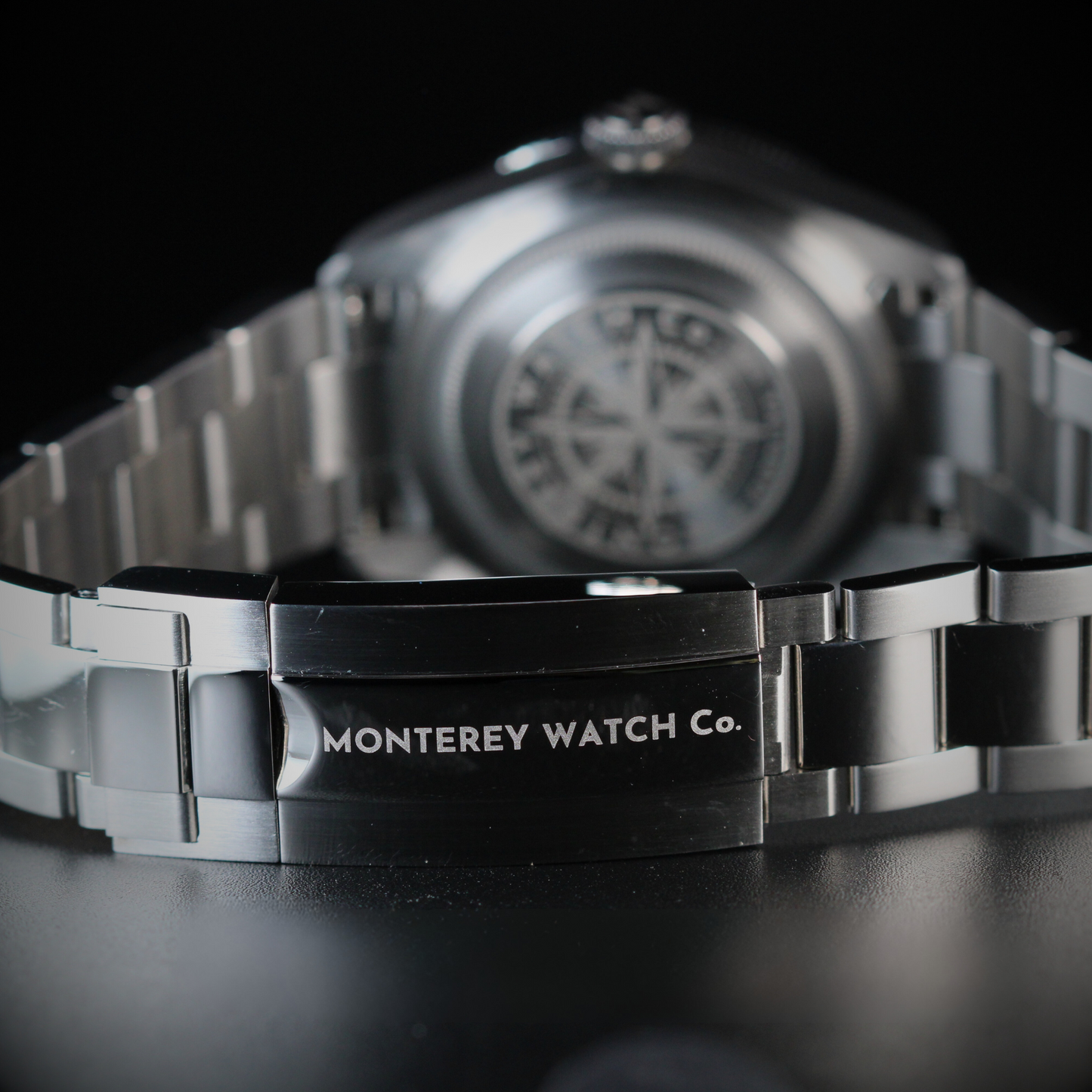 Monterey Watch Co Sea Phantom with black dial and stealth diver aesthetic.