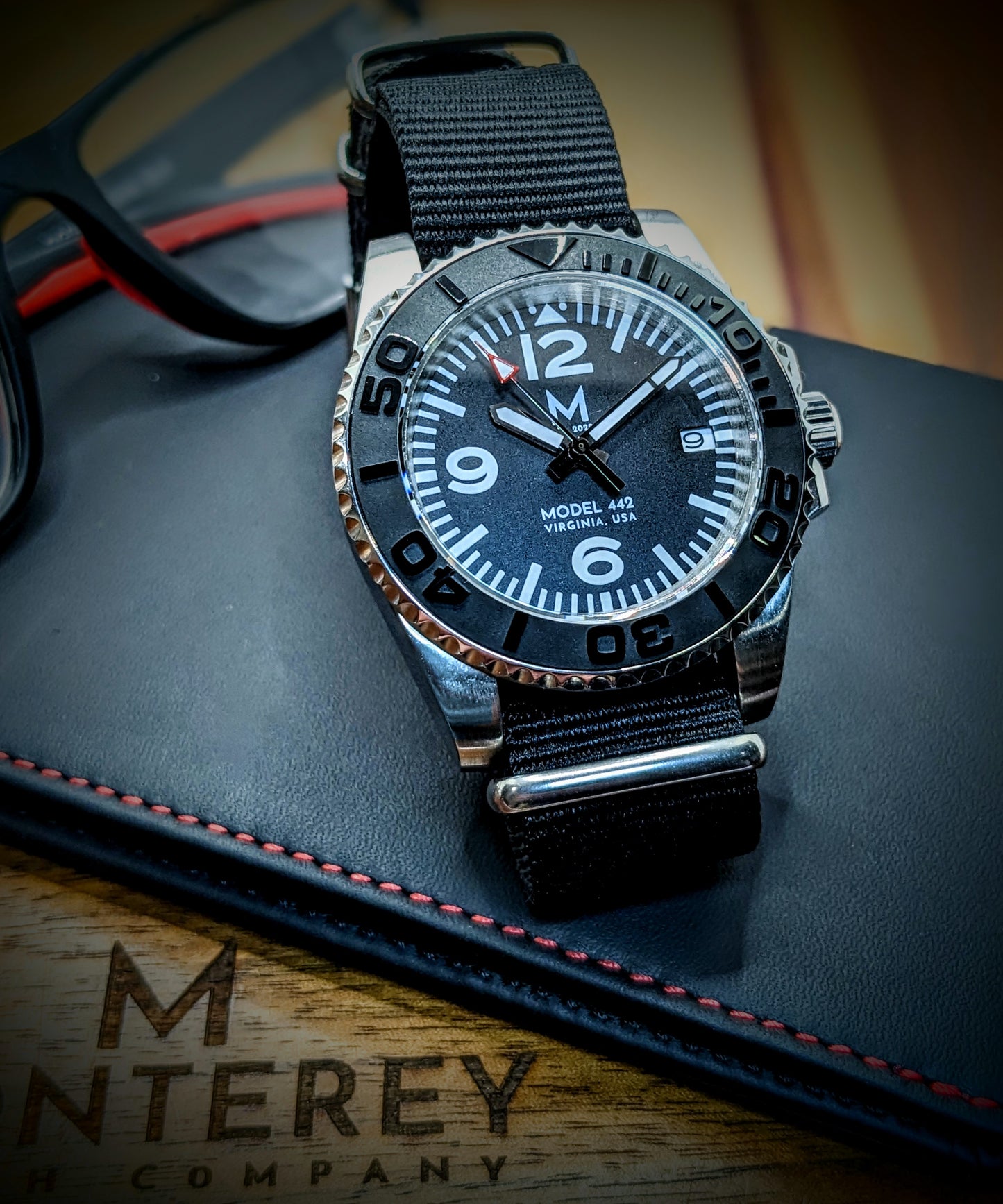 The 442 Pilot/Diver | Monterey Watch Co.