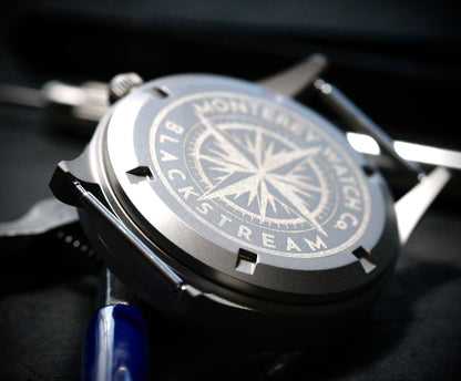 Blacktip GMT in Natural Light – Monterey Watches