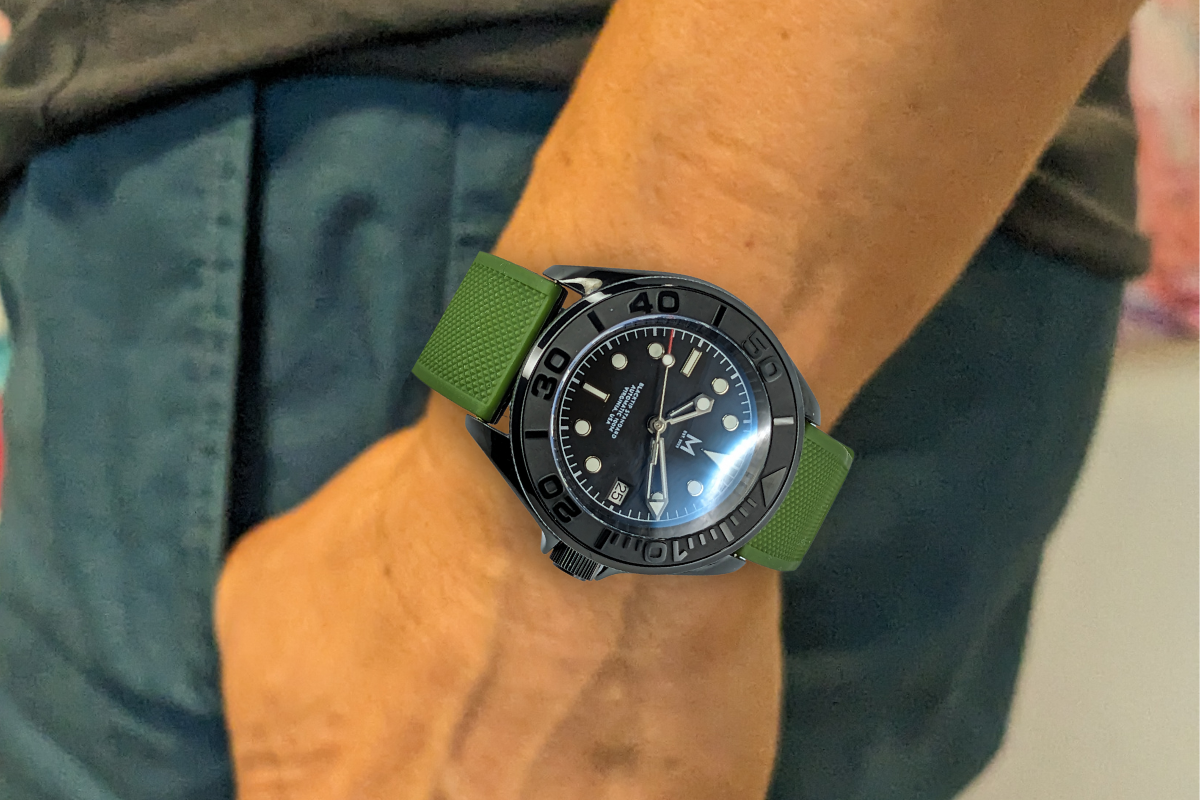 The Blacktip Blackout XL | Monterey Watch Co. 