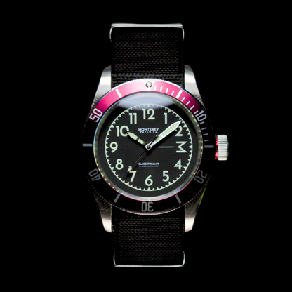 GMT Watch with Polished Bezel – Monterey Watches