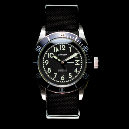 Blacktip GMT Watch Display – Monterey Watches