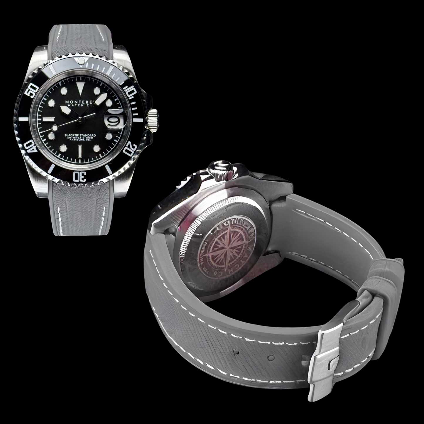 Monty Rubber Strap - Gray (20mm)