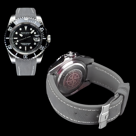 Monty Rubber Strap - Gray (20mm)