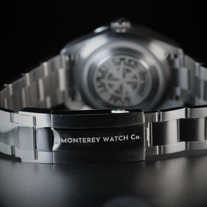 Monterey Watch Co Sea Phantom with black dial and stealth diver aesthetic.