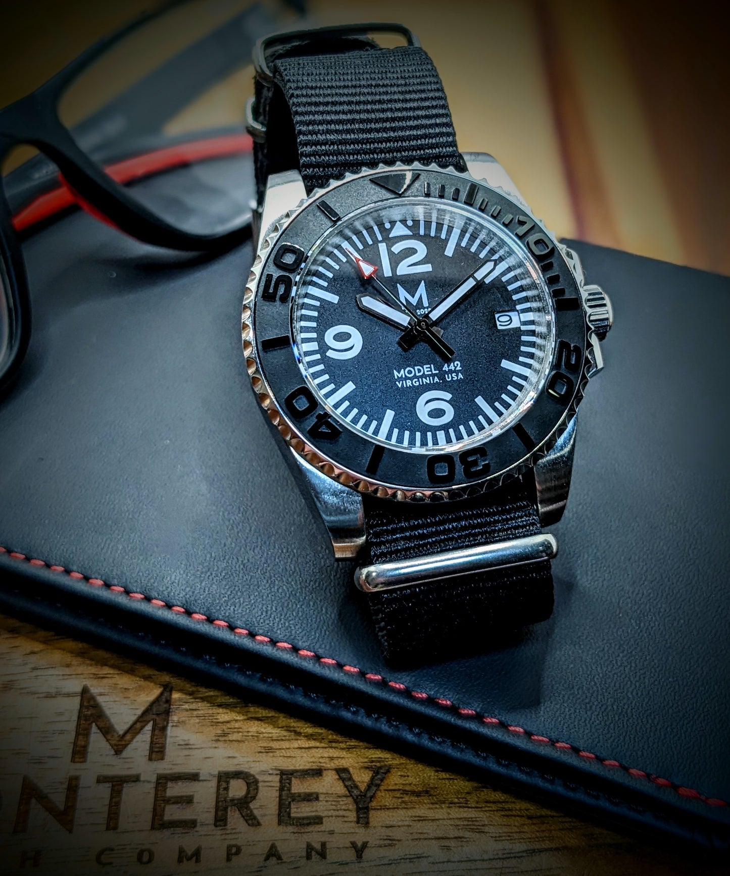The 442 Pilot/Diver |  Monterey Watch Co. 