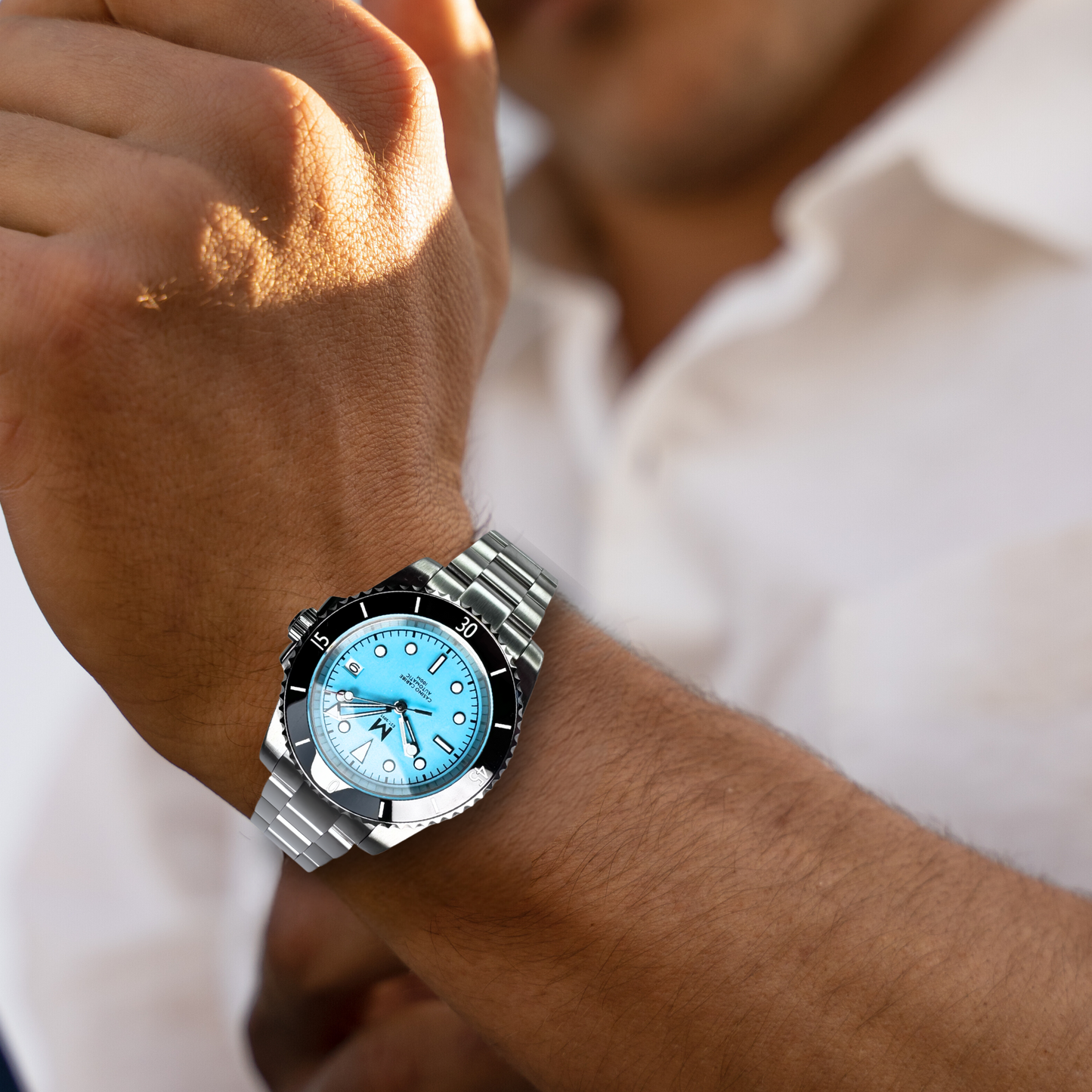Luxury Watch | The Casino Caribe Diver Branded Timepiece | Monterey Watch Co 