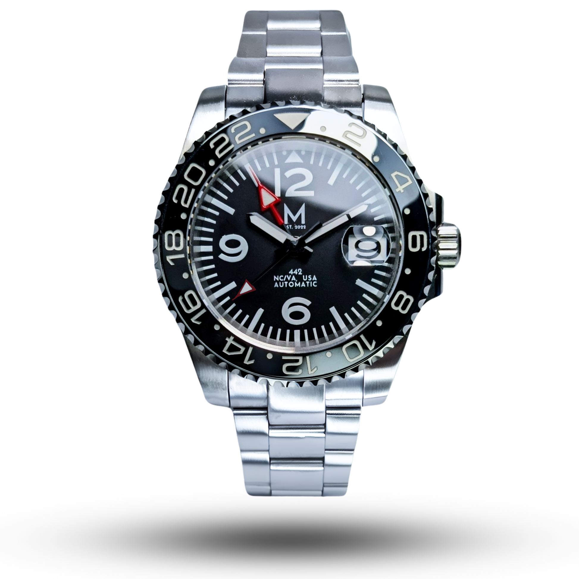 Stylish Men's GMT: Buy The 442 GMT Watch - Monterey Watch Co