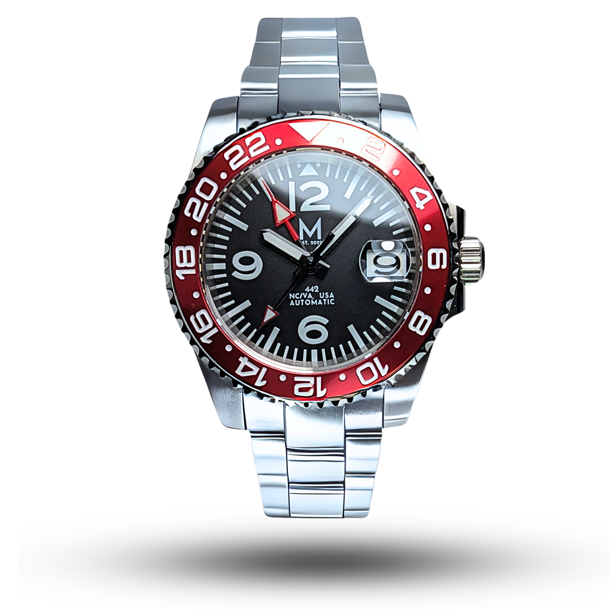 Stylish Men's GMT: Buy The 442 GMT Watch - Monterey Watch Co