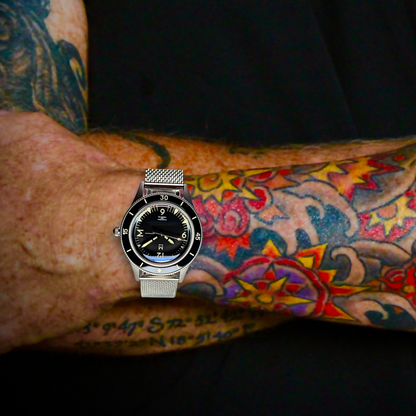 Monterey Watch Co Blackstream C with clean dial and classic styling.