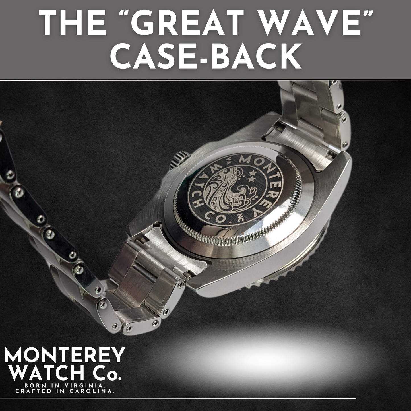 Monterey Watch Co: The Blacktip Standard Deep Green Special Edition Stylish Watch 