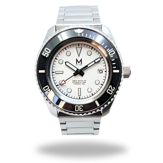 The Great White 42 Classic Timepiece - Monterey Watch Co