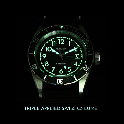 Blacktip GMT Full View – Monterey Watches